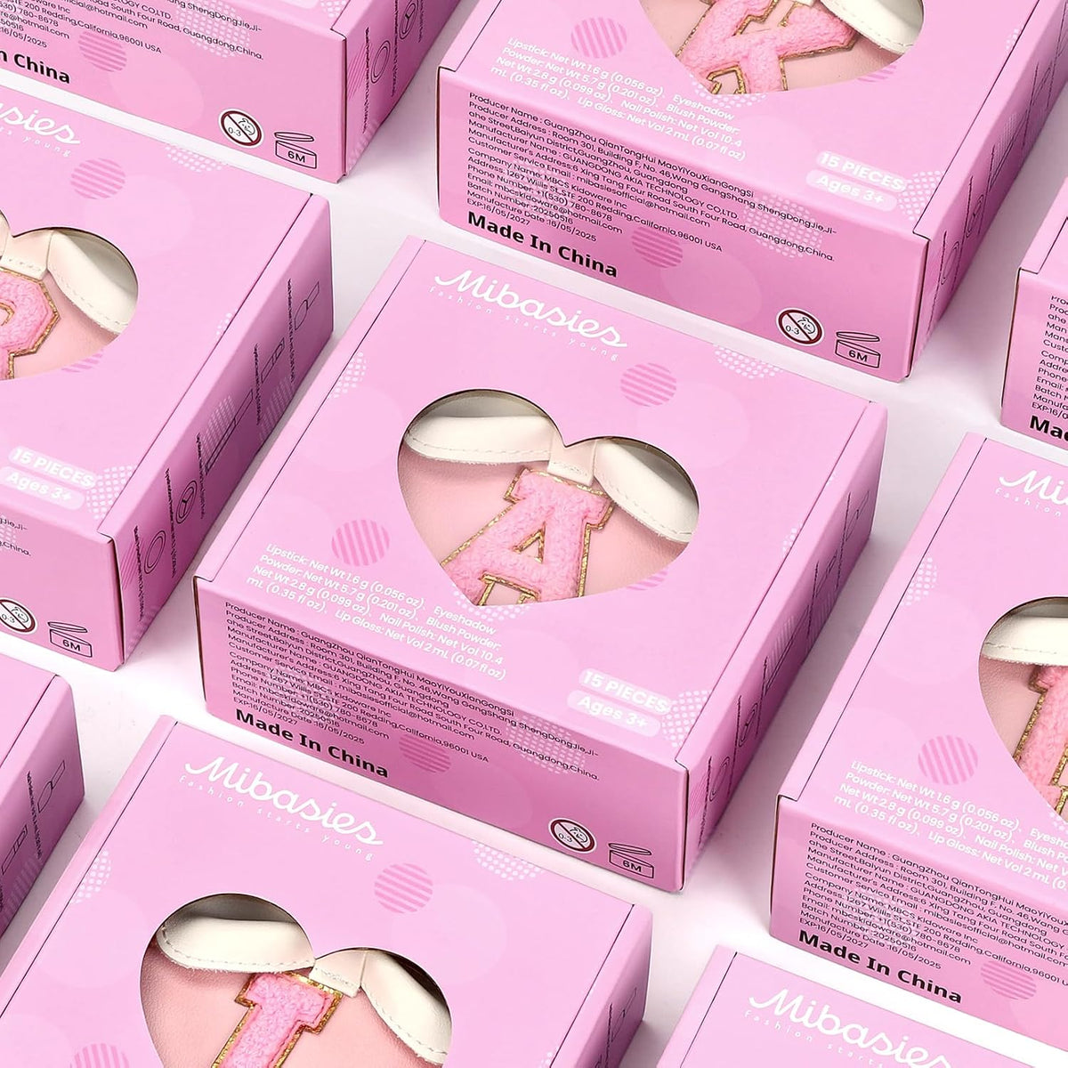 Kit de maquillaje infantil para niñas, 15 piezas, juego y bolso de...