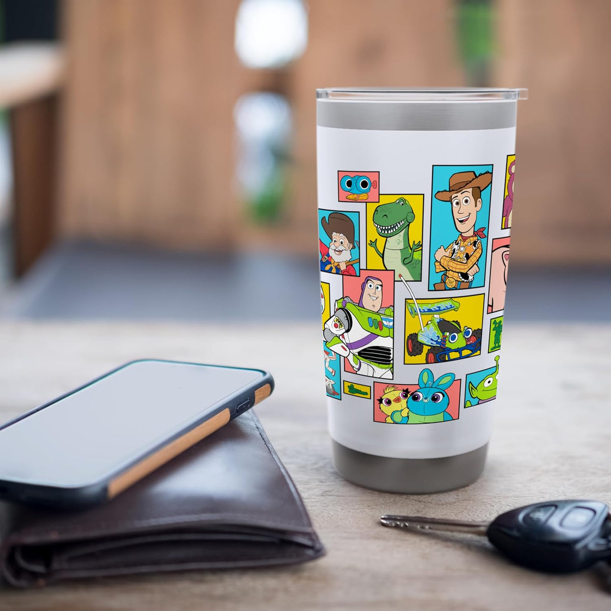 Disney and Pixar's Toy Story - Vaso aislado de acero inoxidable...