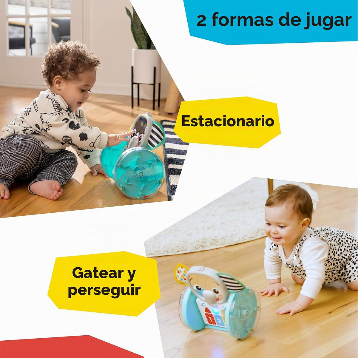 Juguete de bebé para gatear Earl de Baby Einstein Chase &amp; Tap,...