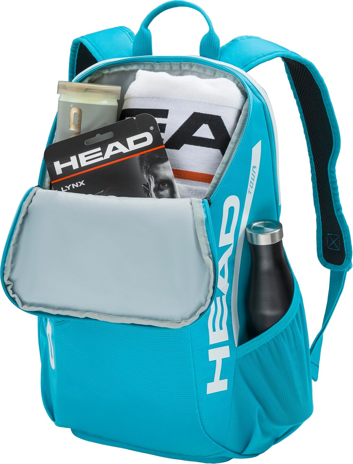 HEAD Mochila de tenis Tour 25L | Capacidad de 2 raquetas