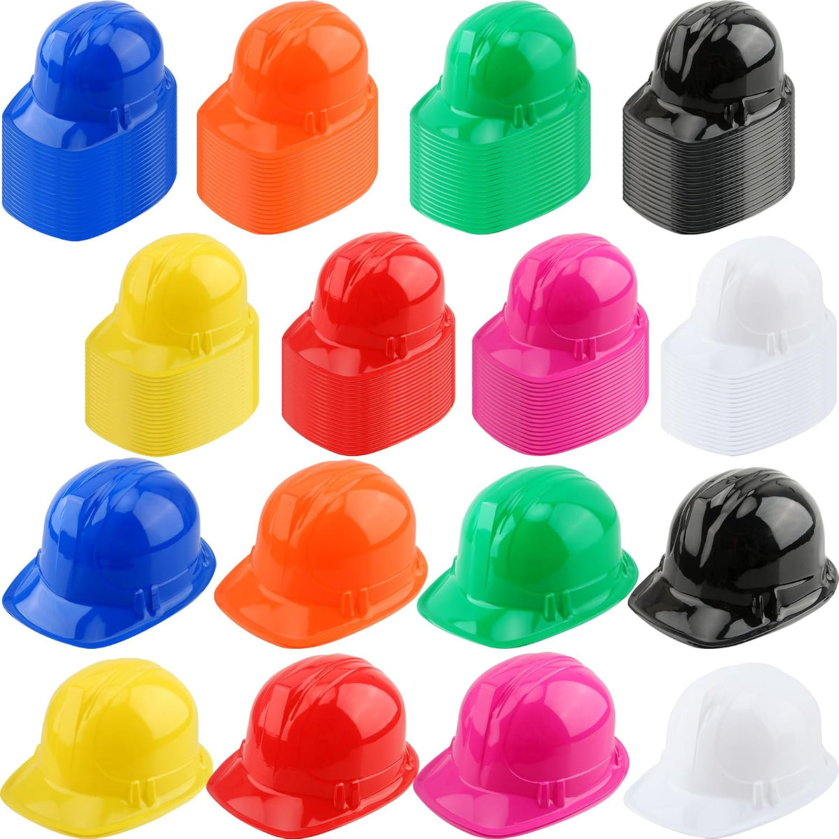 Restroma Paquete de 150 sombreros de construcción de plástico para...