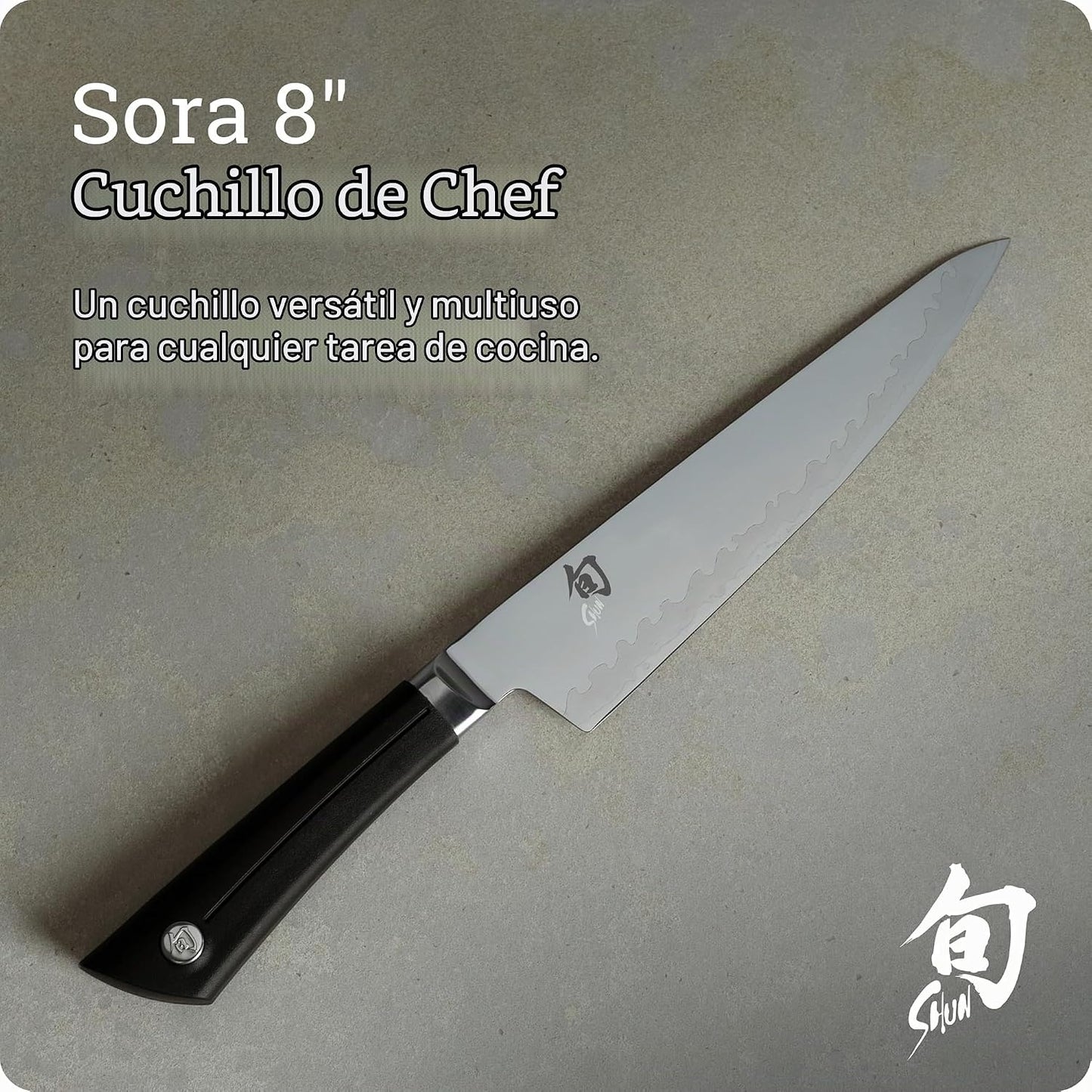Shun Sora - Cuchillo para pelar, Chef, 8 pulgadas, Negro | Cuchillo...