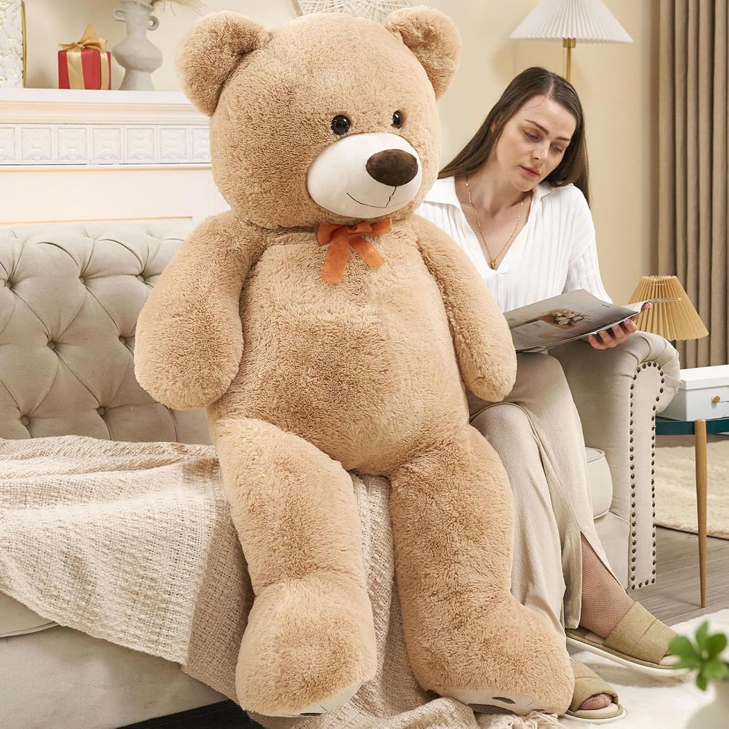 MaoGoLan - Oso de peluche gigante de 50 pulgadas, oso de peluche gr...