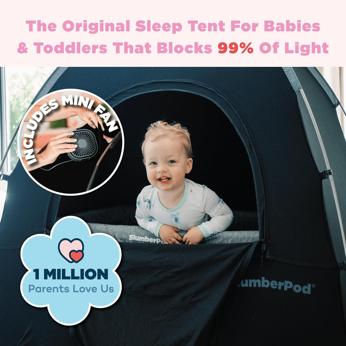SlumberPod Tienda de campaña para dormir opaca original con ventila...
