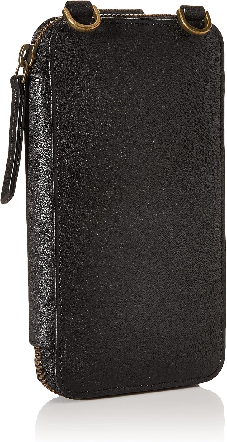 Timberland - Bolso cruzado de cuero RFID para teléfono de mujer