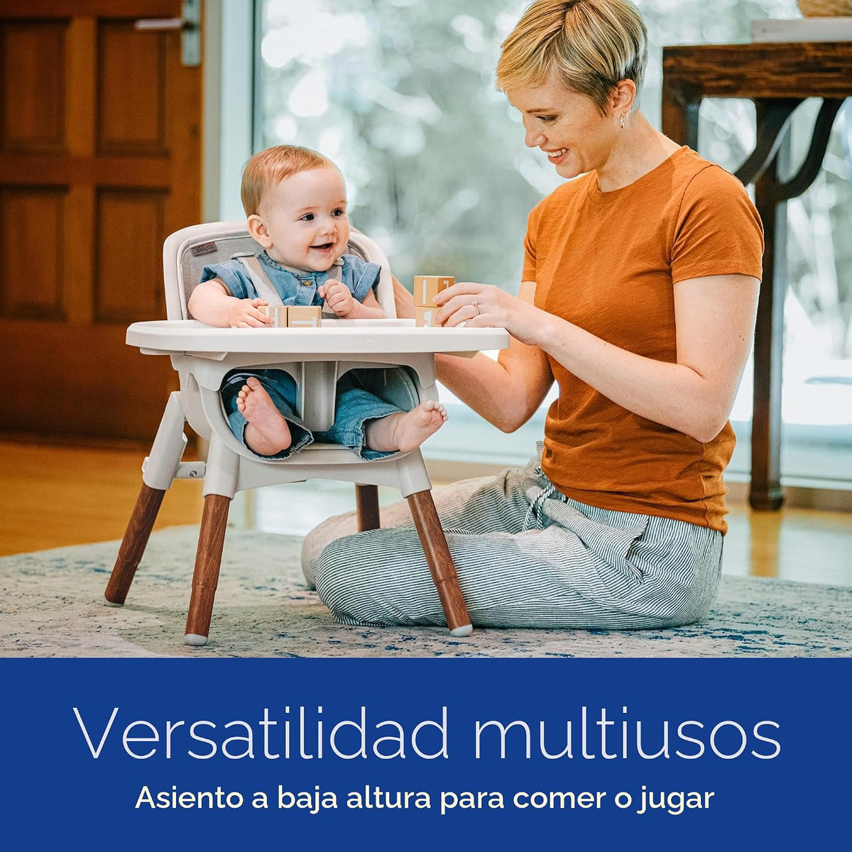 Chicco Zest LE - Silla alta plegable 4 en 1 para bebés y niños pequ...