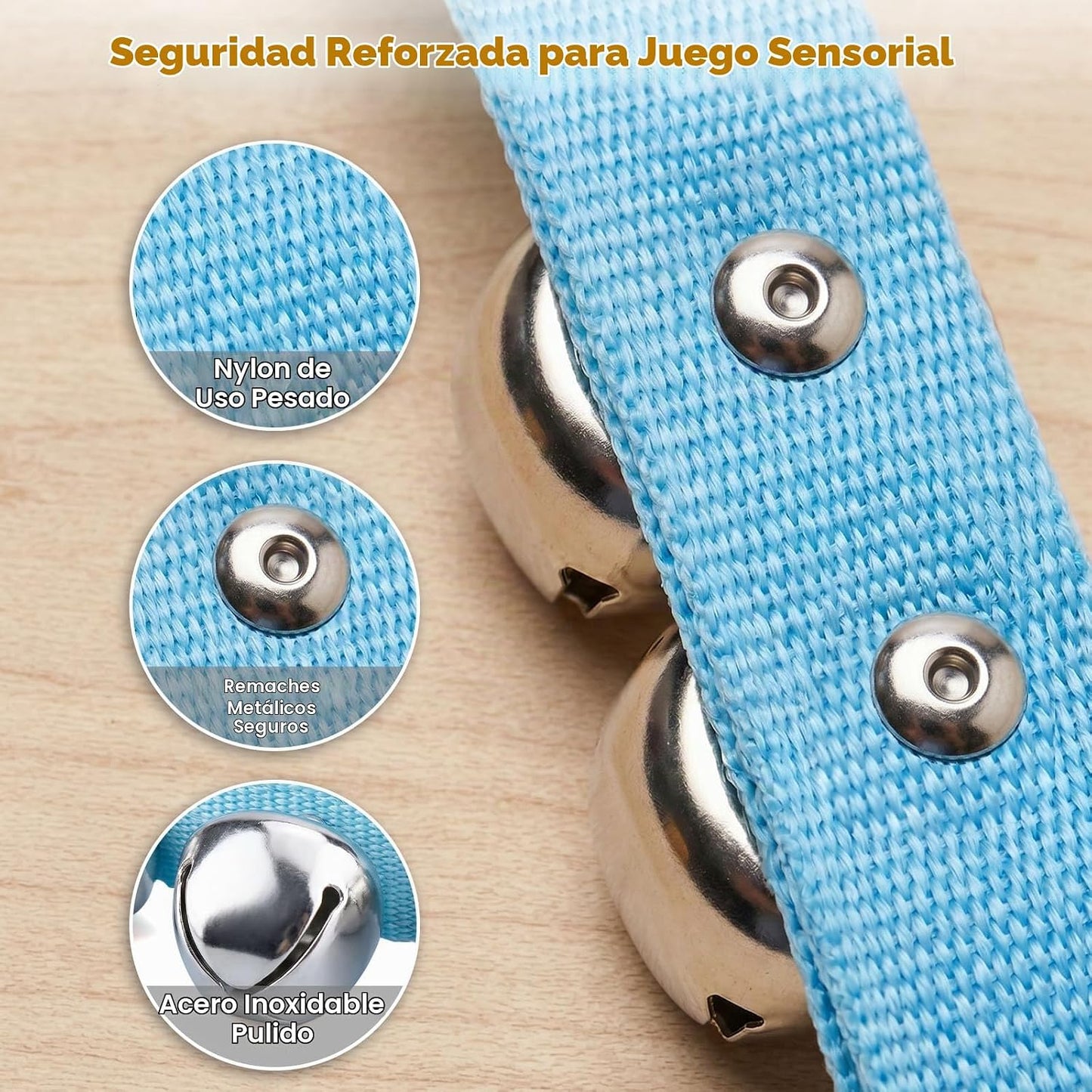POPLAY Jingle Bells, 12 unidades de instrumentos musicales para niñ...