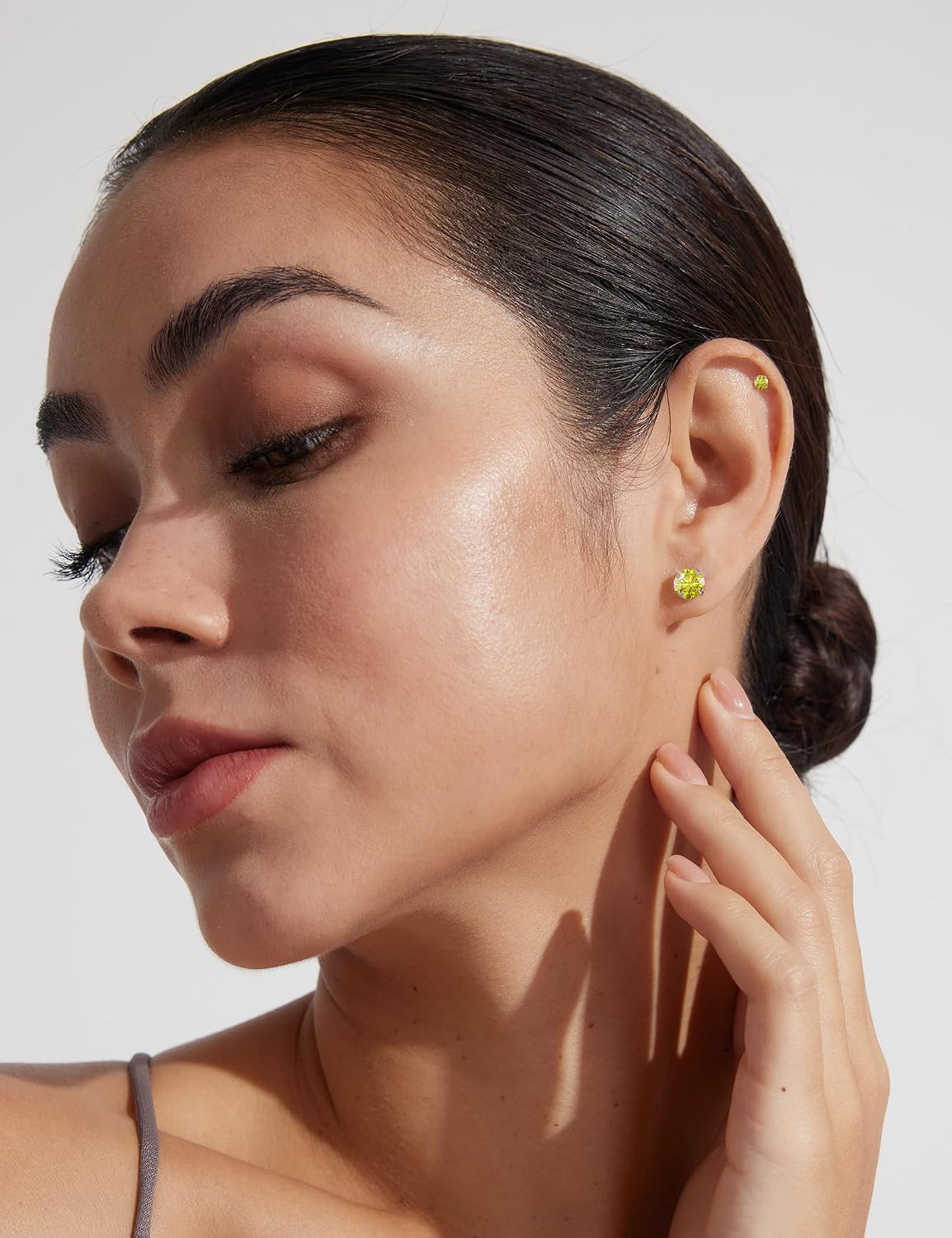 Juego de 6 pares de aretes, aretes hipoalergénicos de circonita cúb...