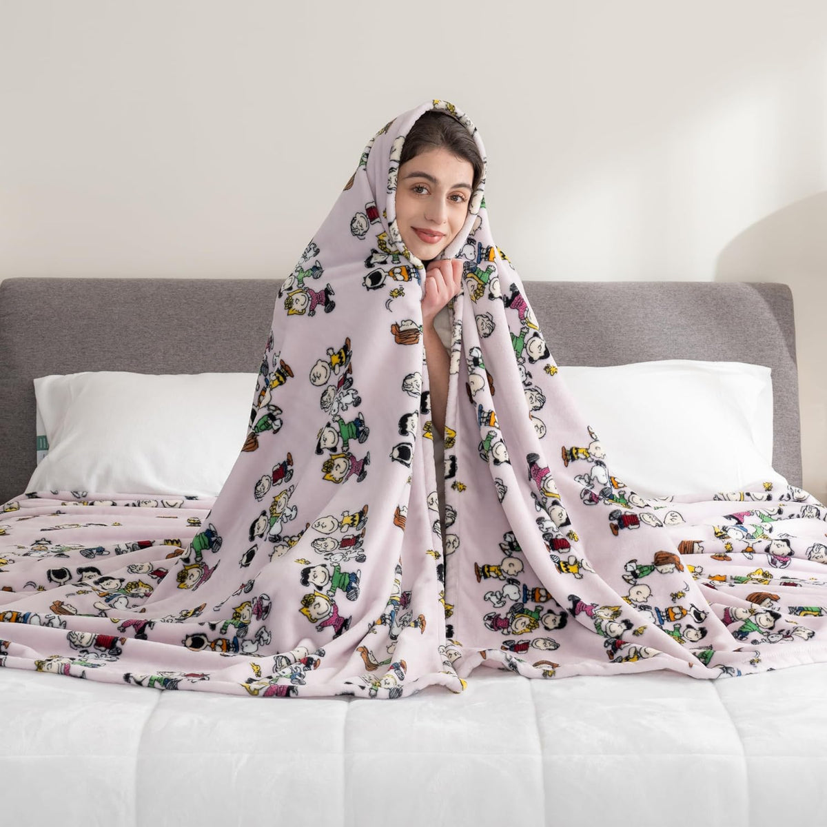 Berkshire Blanket Peanuts® VelvetLoft® Manta de Felpa de Lindo Pers...