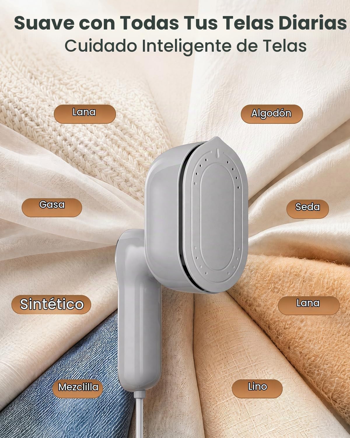 Vaporizador de hierro para ropa, vaporizador de ropa de viaje con m...