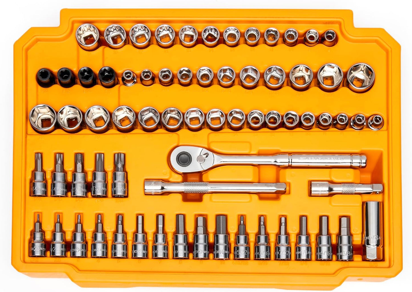 GEARWRENCH - Juego de herramientas mecánicas de 232 piezas, 72T, 6...
