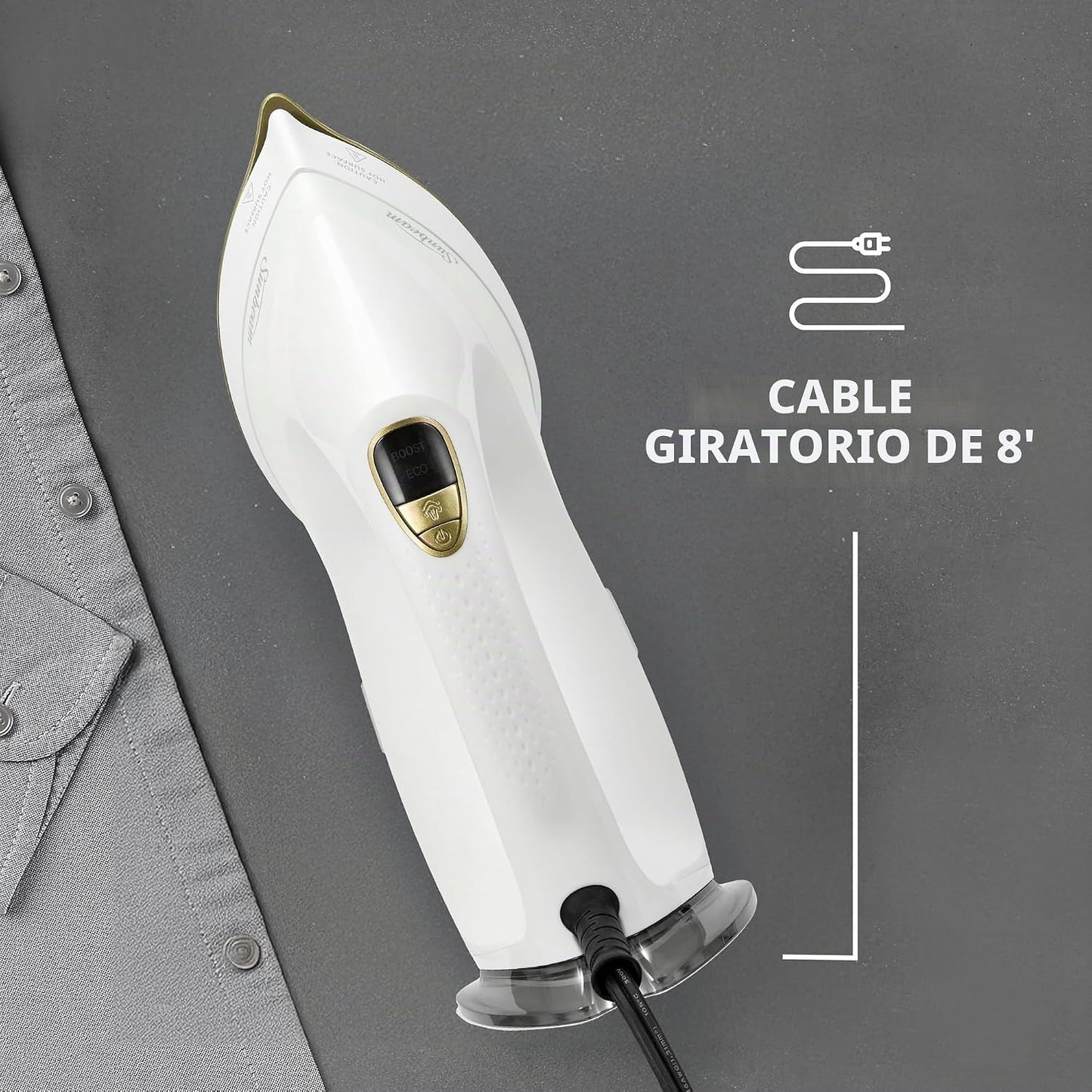Sunbeam EliteSteam 1700W Plancha y Vaporizador Digital \u2013 Suela...