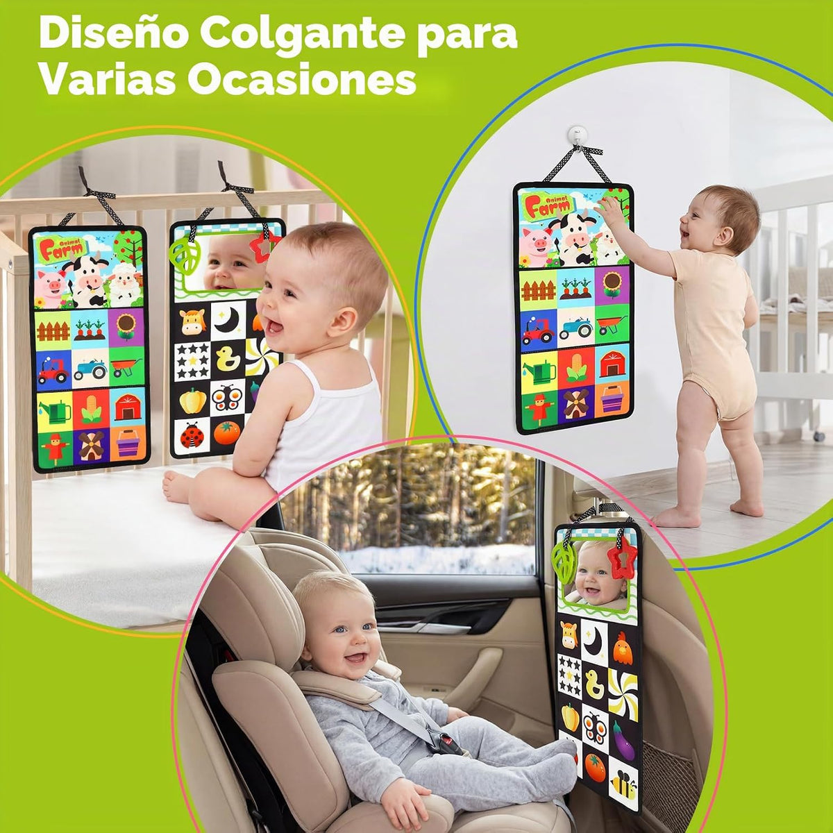 URMYWO Juguetes para la hora de la barriga, juguete de bebé de alto...