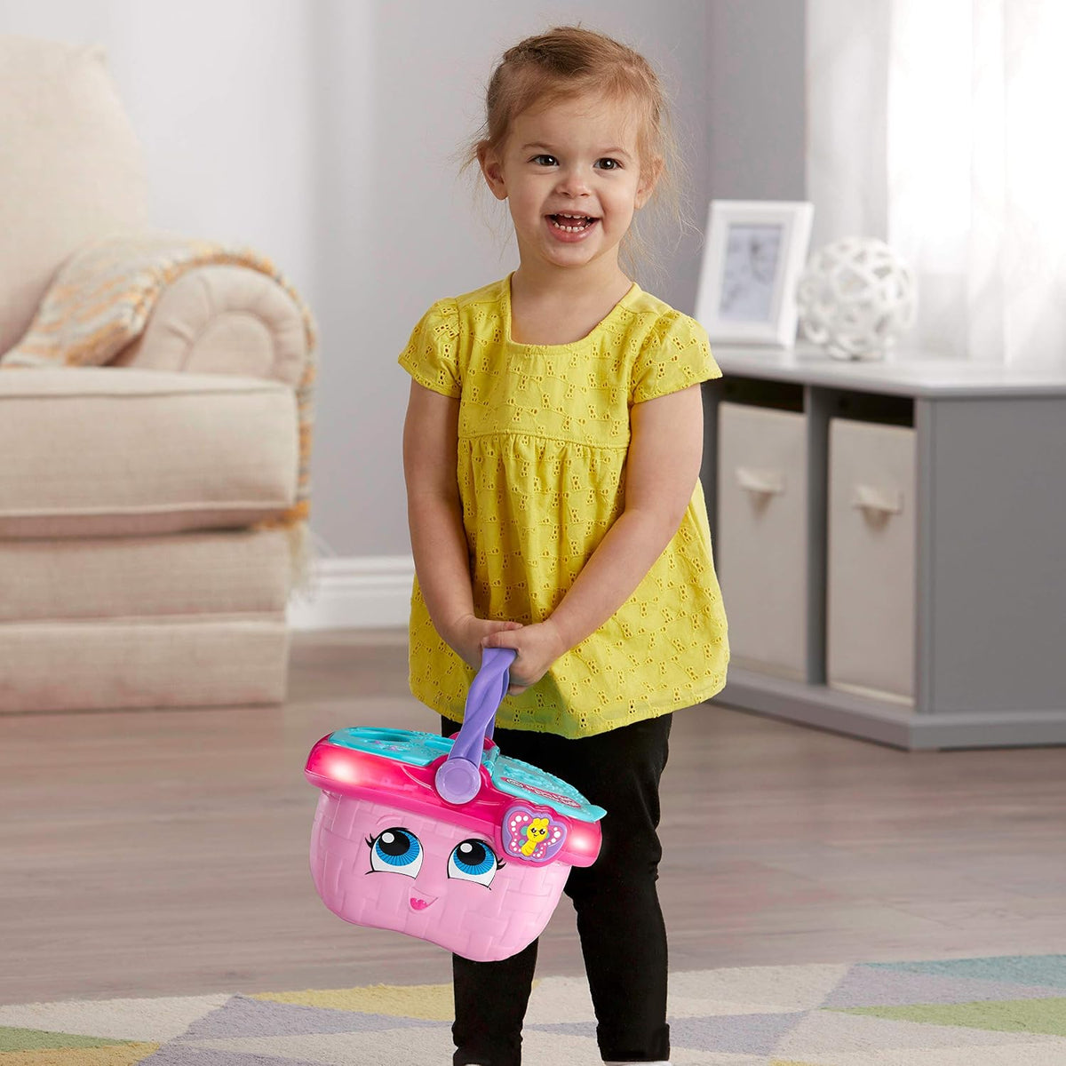 LeapFrog Cesta de Picnic de Formas y Compartir, Rosa