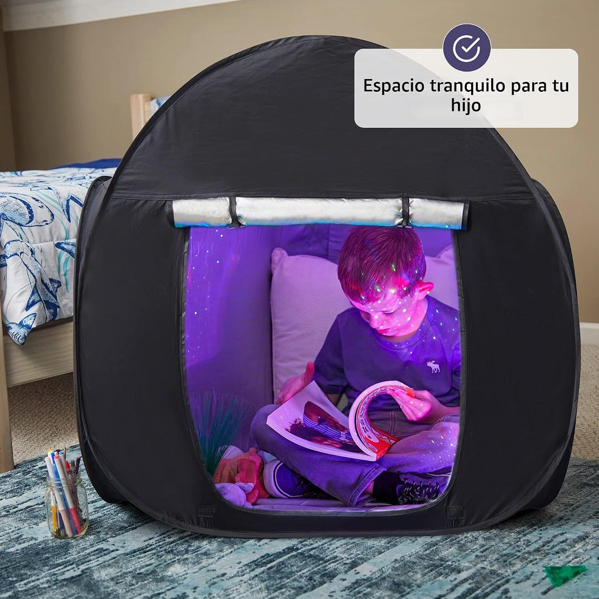 Tienda de campaña sensorial | Esquina tranquila para que los niños...