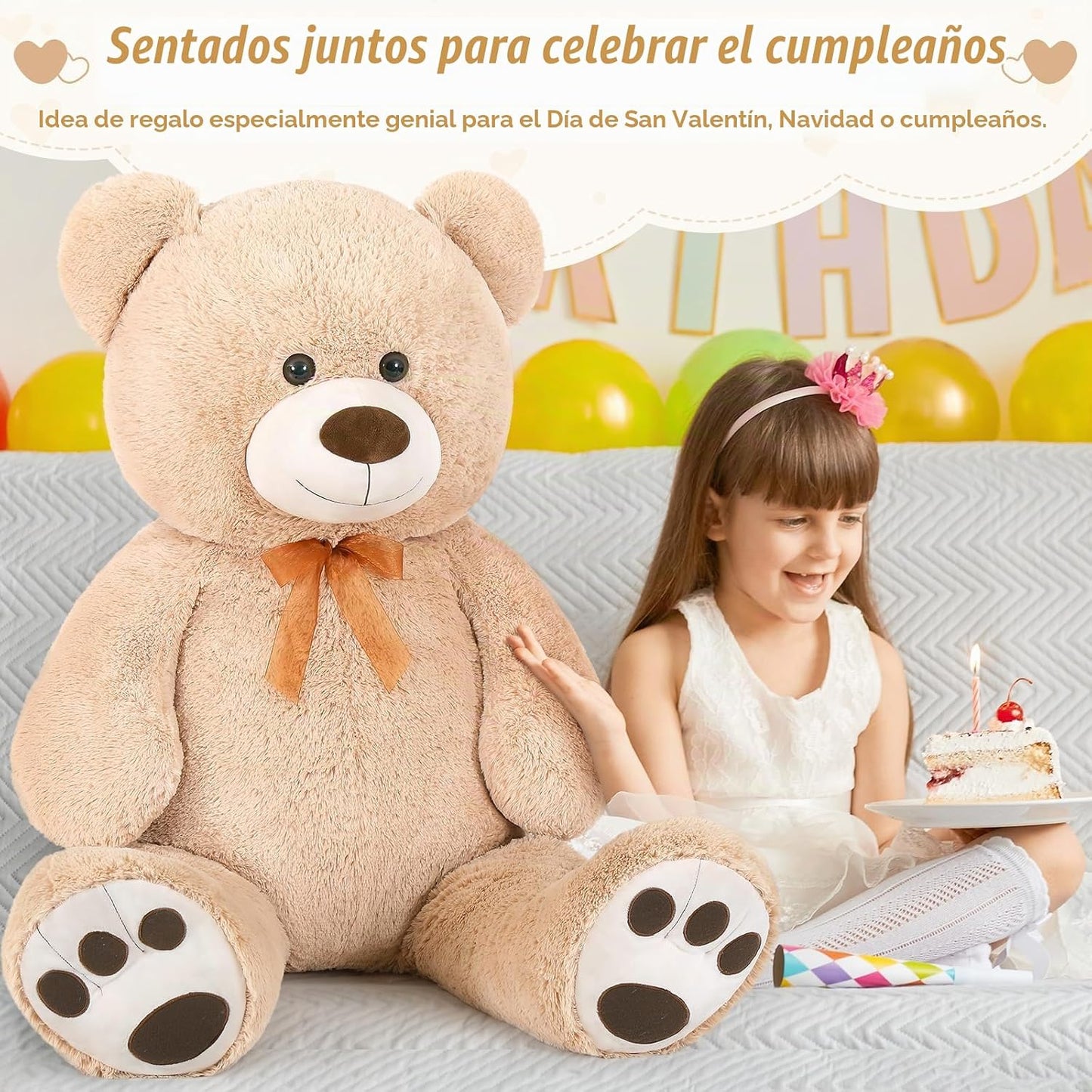 MaoGoLan - Oso de peluche gigante de 50 pulgadas, oso de peluche gr...