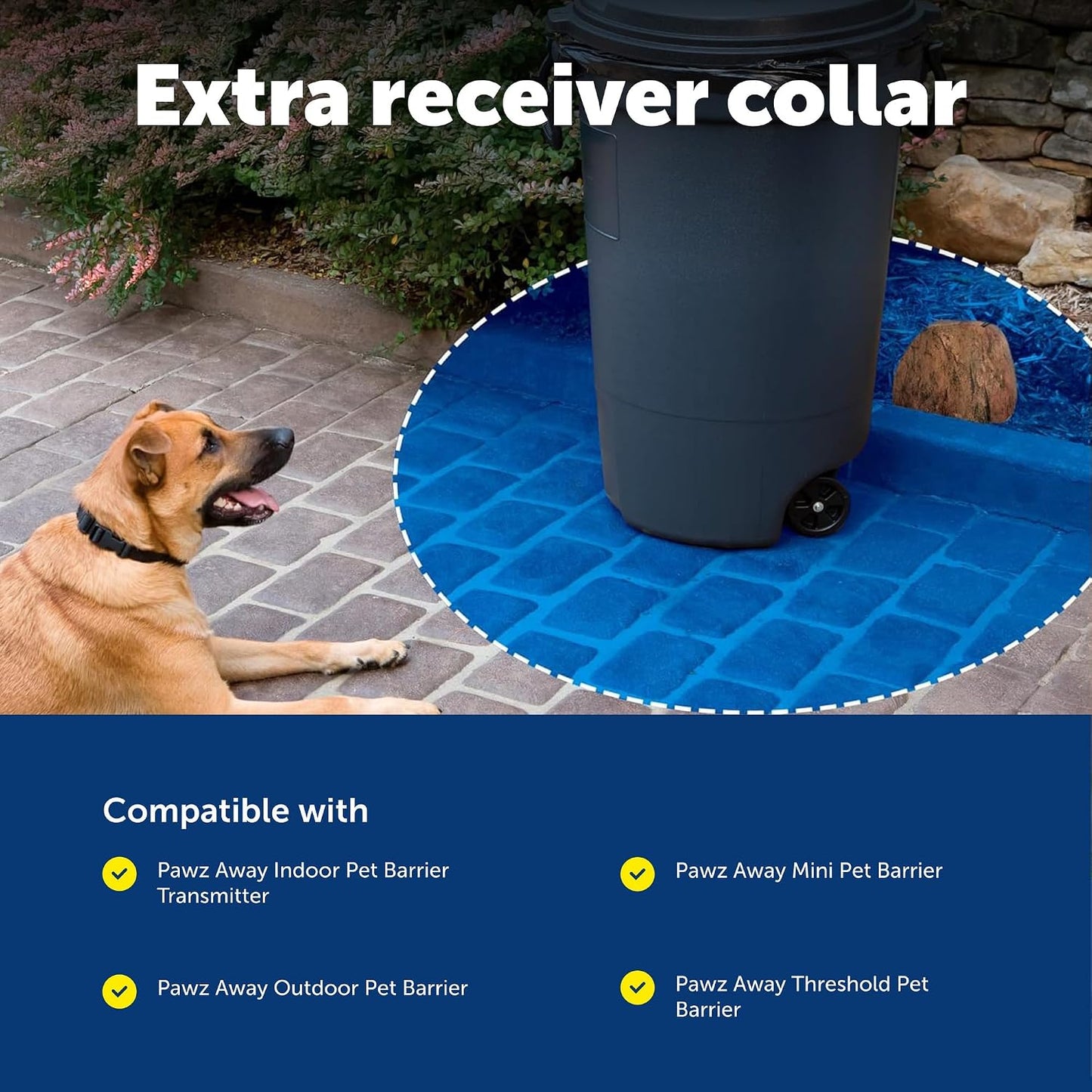 PetSafe PAWZ AWAY AJUSTE Cuello de receptor para gatos y perros may...