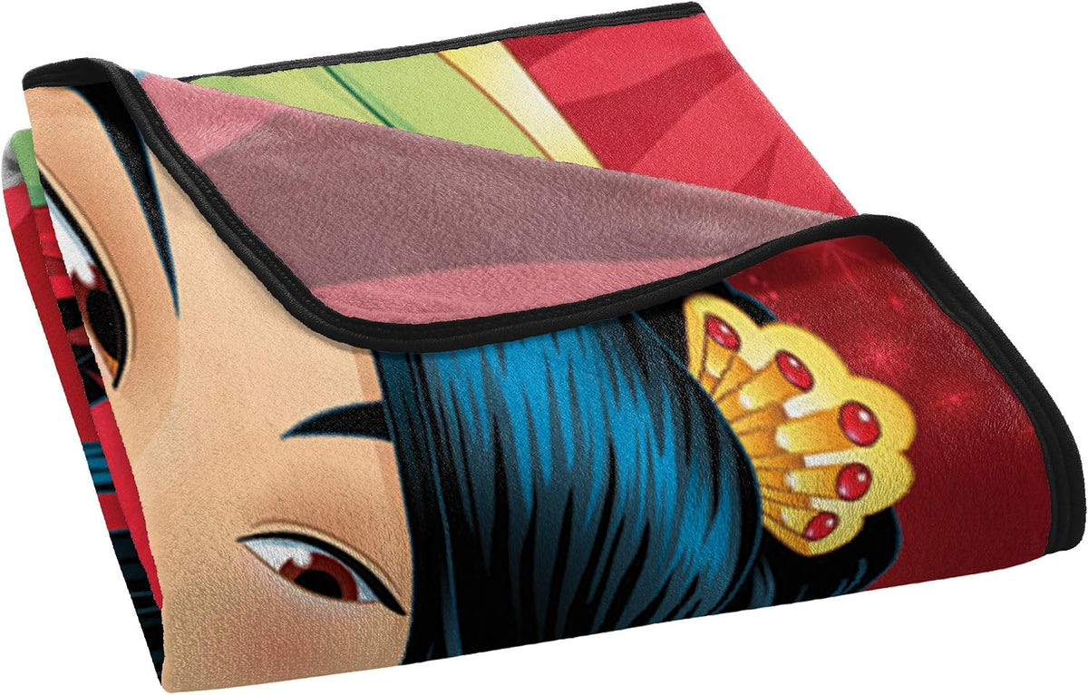 Northwest Disney Princess Micro Raschel - Manta de 46 x 60 pulgadas...