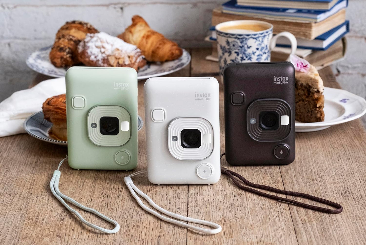 Cámara instantánea Fujifilm Instax Mini LIPLAY Híbrida - Blanco Neb...