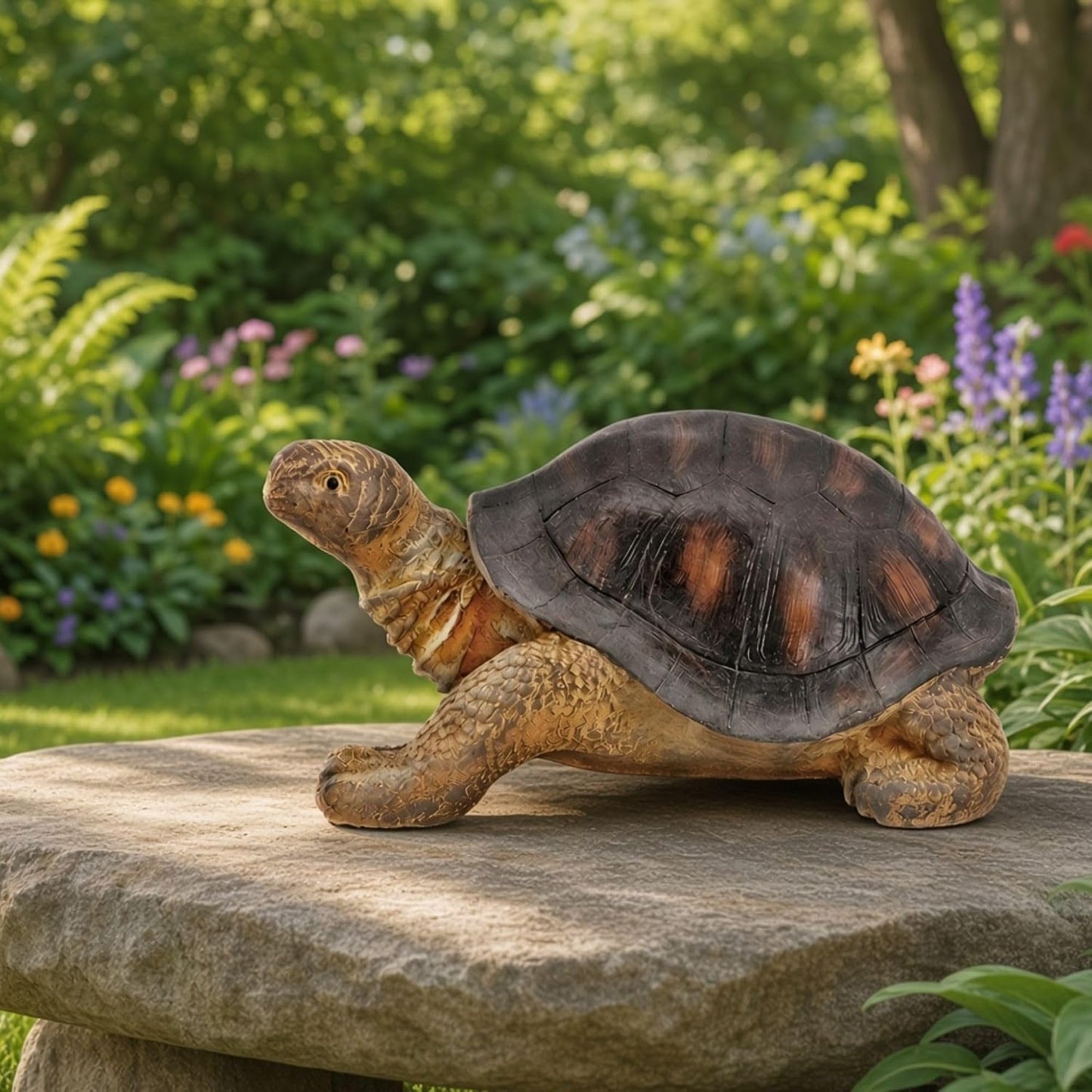 Bellaa Estatuas de jardín de tortugas para decoración del hogar, es...