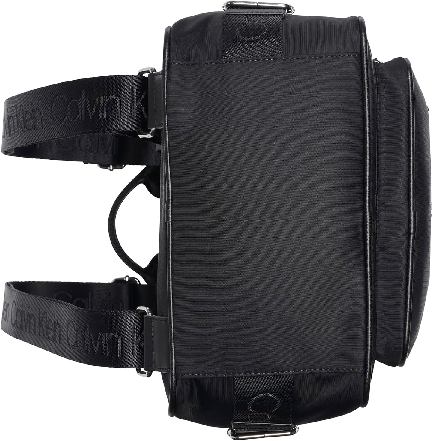 Calvin Klein Mochila organizativa Caius para mujer, Negro\/Plateado...