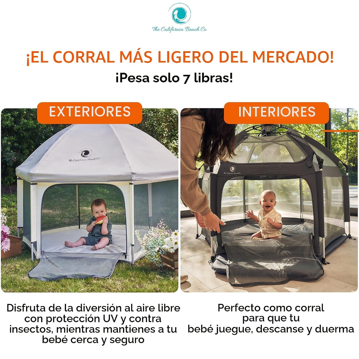 POP 'N GO PLAYPEN - Corralito para bebés y niños pequeños para...