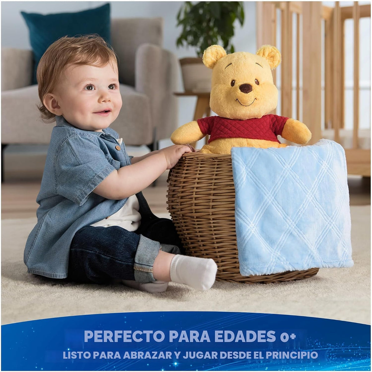 GUND Disney Winnie the Pooh Oh So Snuggly Pooh Bear - Oso de peluch...