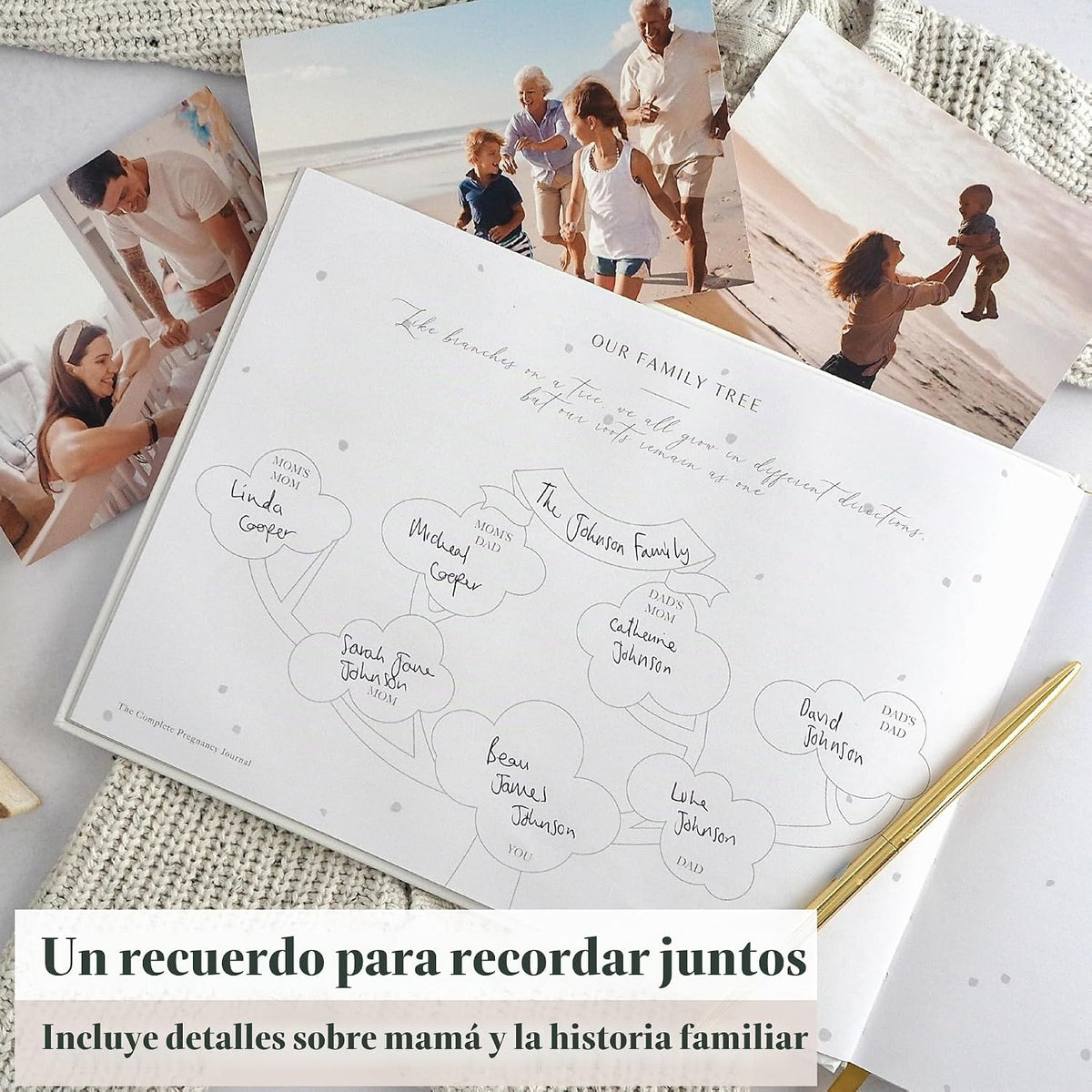 Diario Completo del Embarazo y Libro de Recuerdos - Libro de Recort...
