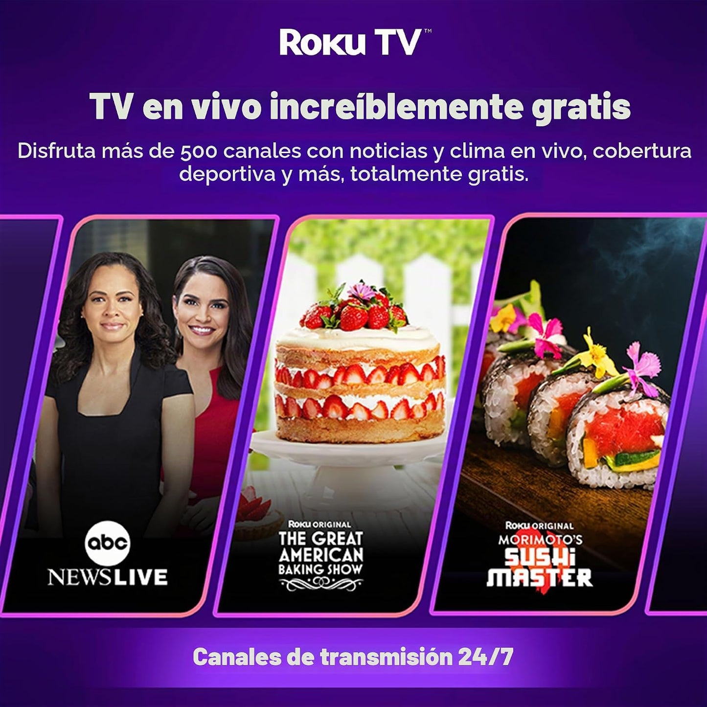 Aurzen Roku TV D1R Proyector portátil inteligente para exteriores c...