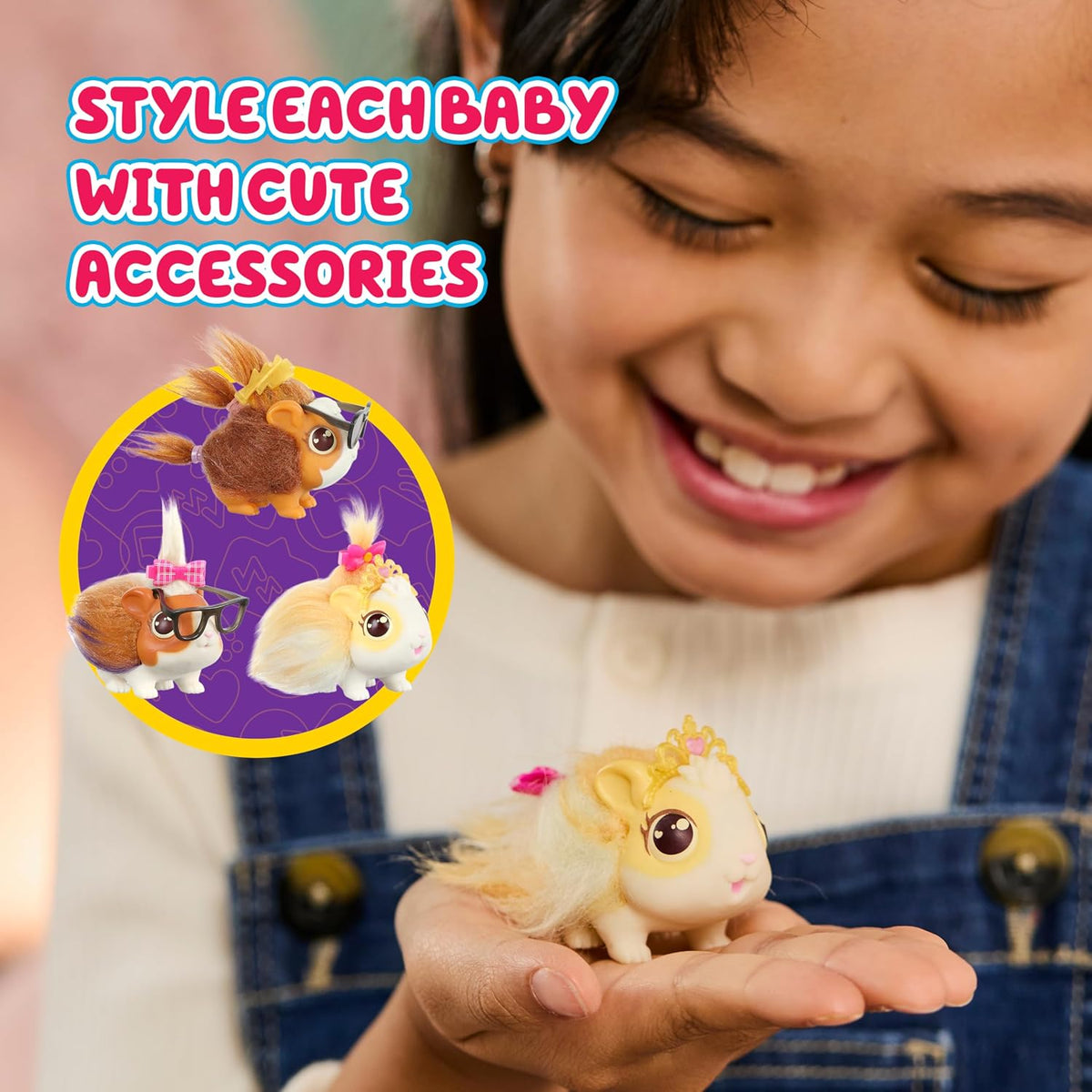 Little Live Pets Mama Surprise - Juguete de peluche de conejillo de...