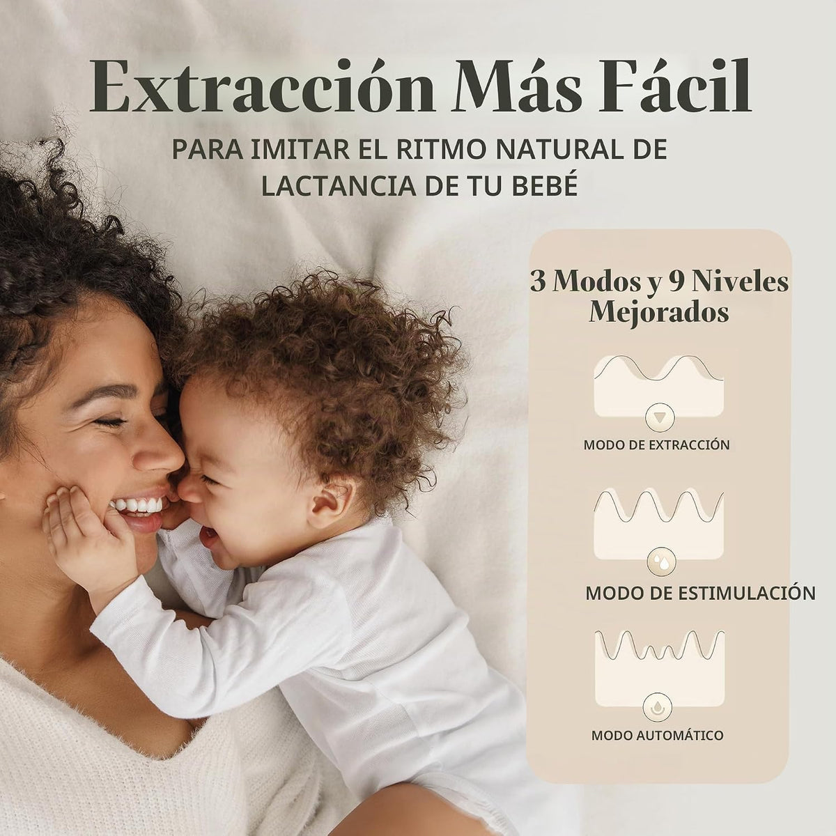 Nurseva Pro-90A - Extractor de leche inteligente manos libres \u201...