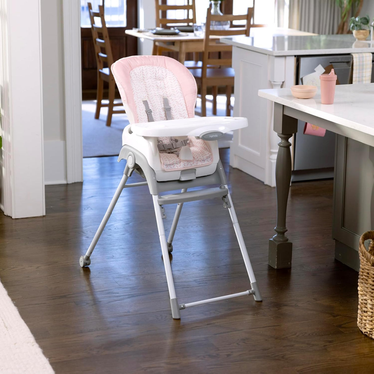 Ingenuity Trio Foldaway - Silla alta plegable 6 en 1 para bebé, 6 f...