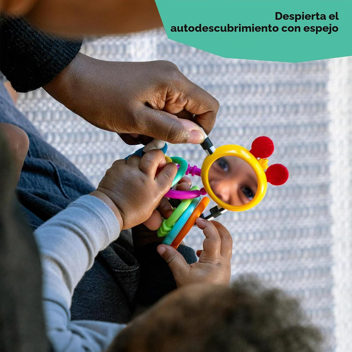 Baby Einstein Cals Connectors - Juguete sensorial con eslabones tex...