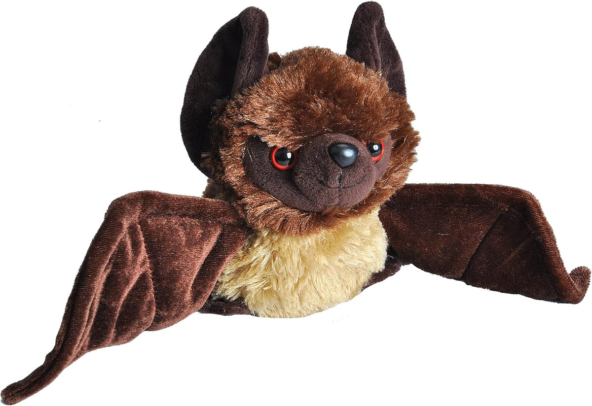 Wild Republic Hug'ems - Mini murciélago de peluche, 7 pulgadas