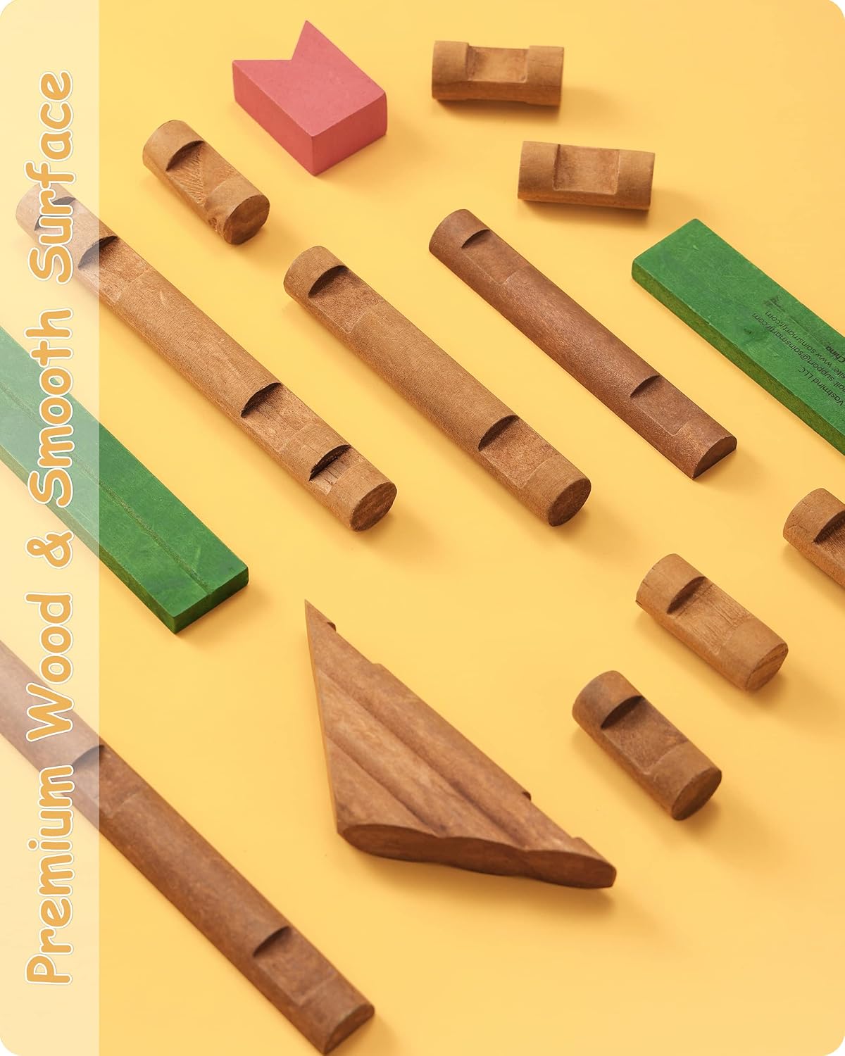 SainSmart Jr. Juego de 300 piezas de cabaña de troncos de madera, j...