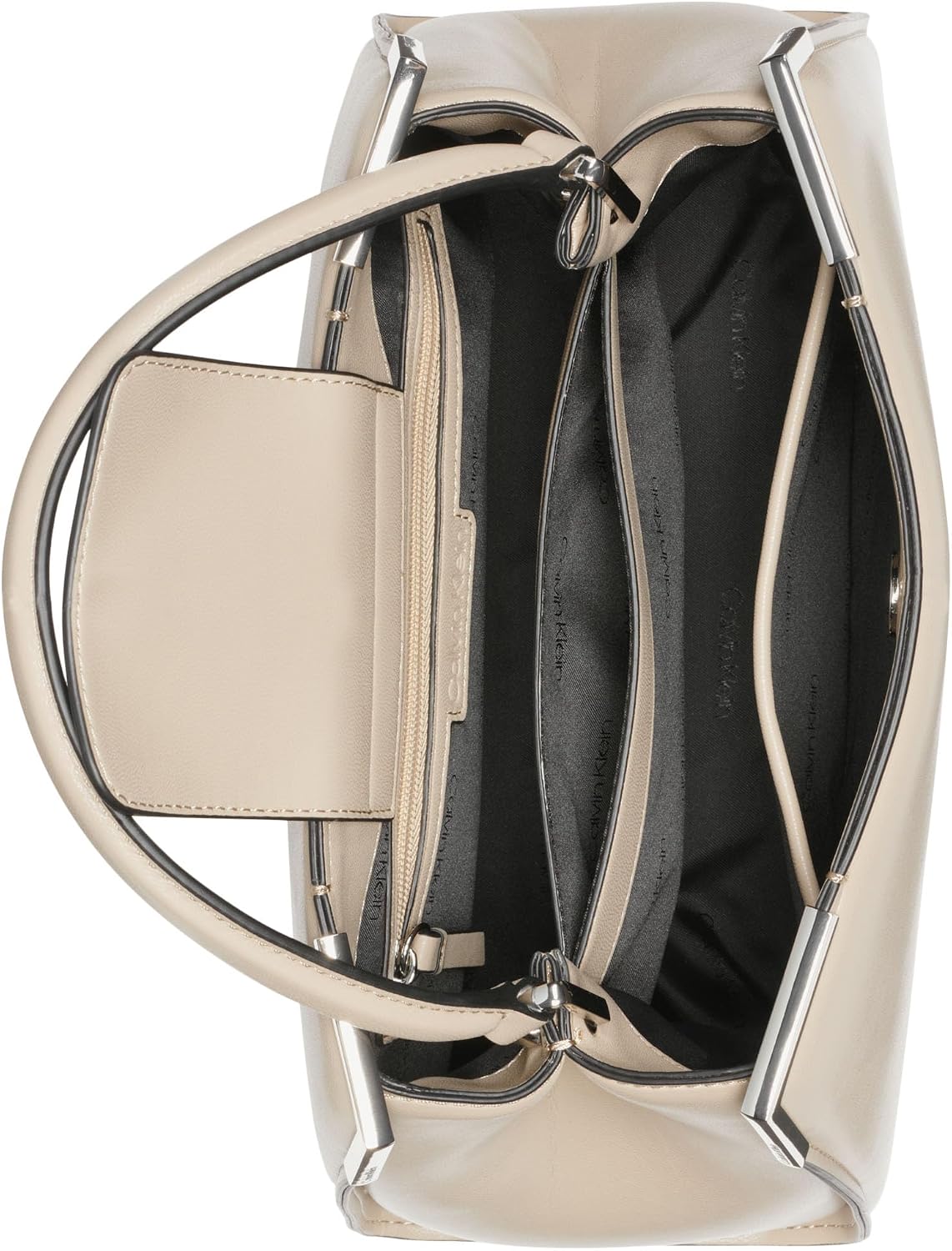 Calvin Klein Bolso satchel con triple compartimento Calvin Klein Mi...