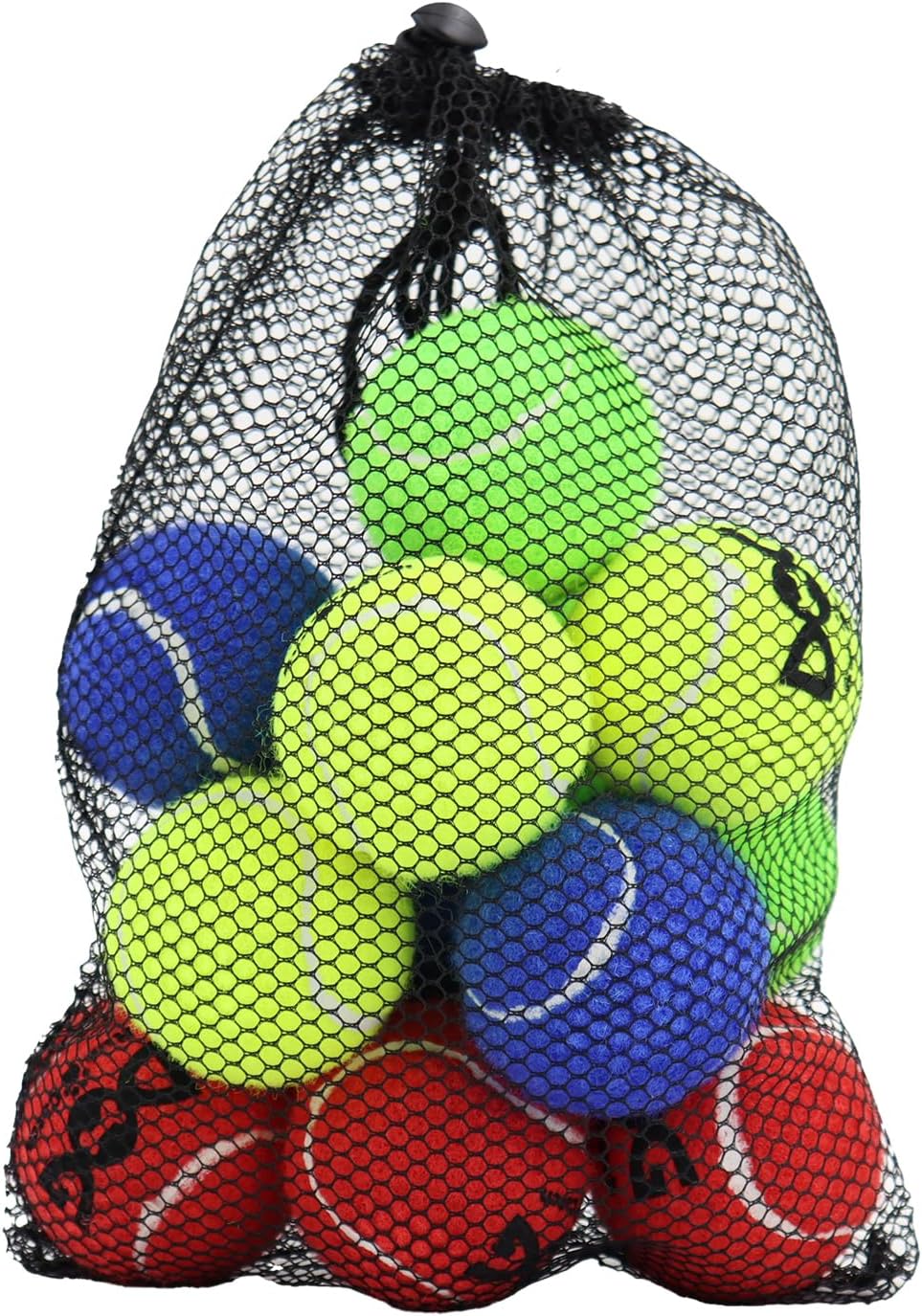 Pelotas de tenis para perros INSUM, paquete de 12 pelotas coloridas...
