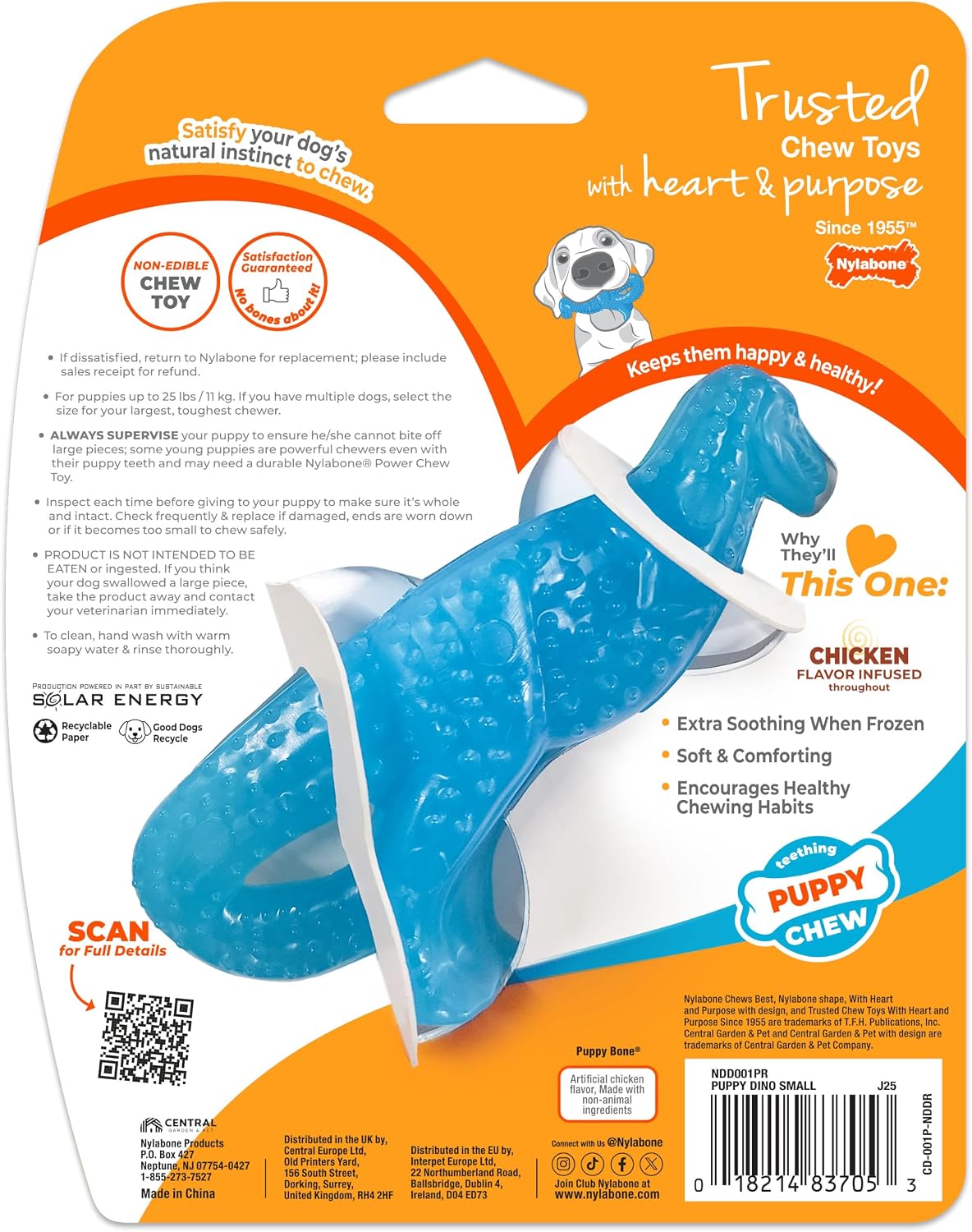 Nylabone Set básico para cachorro Puppy Chew Toys Juguete para masc...