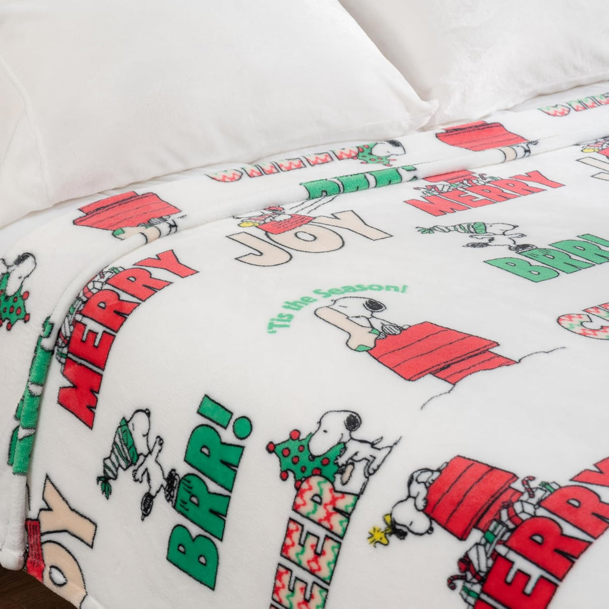 Berkshire Blanket Manta de felpa de Snoopy con personajes encantado...
