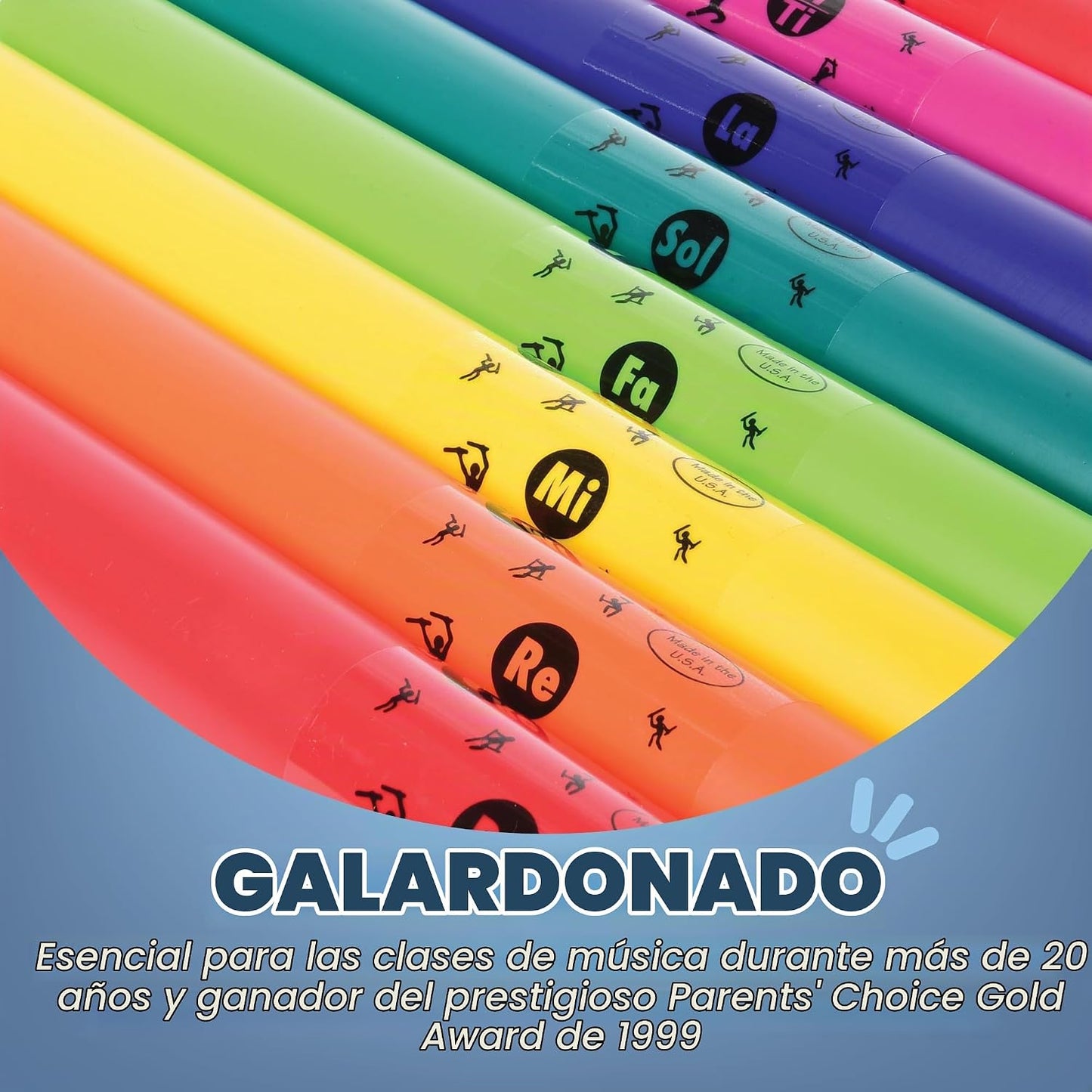 Constructive Playthings Boomwhackers Music - Tubos de sonido sensor...
