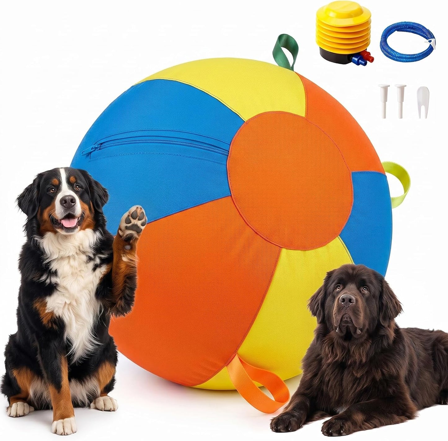 Pelota de pastoreo de 22" para perros, pelota inflable de entre...