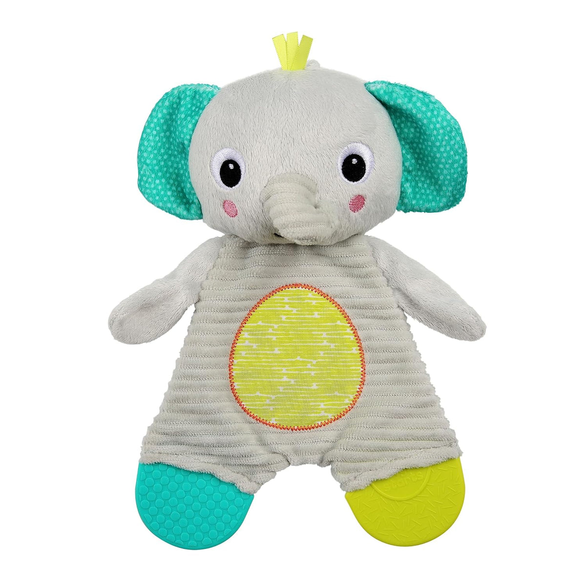 Bright Starts Snuggle &amp; Teethe - Juguete de peluche para dentic...