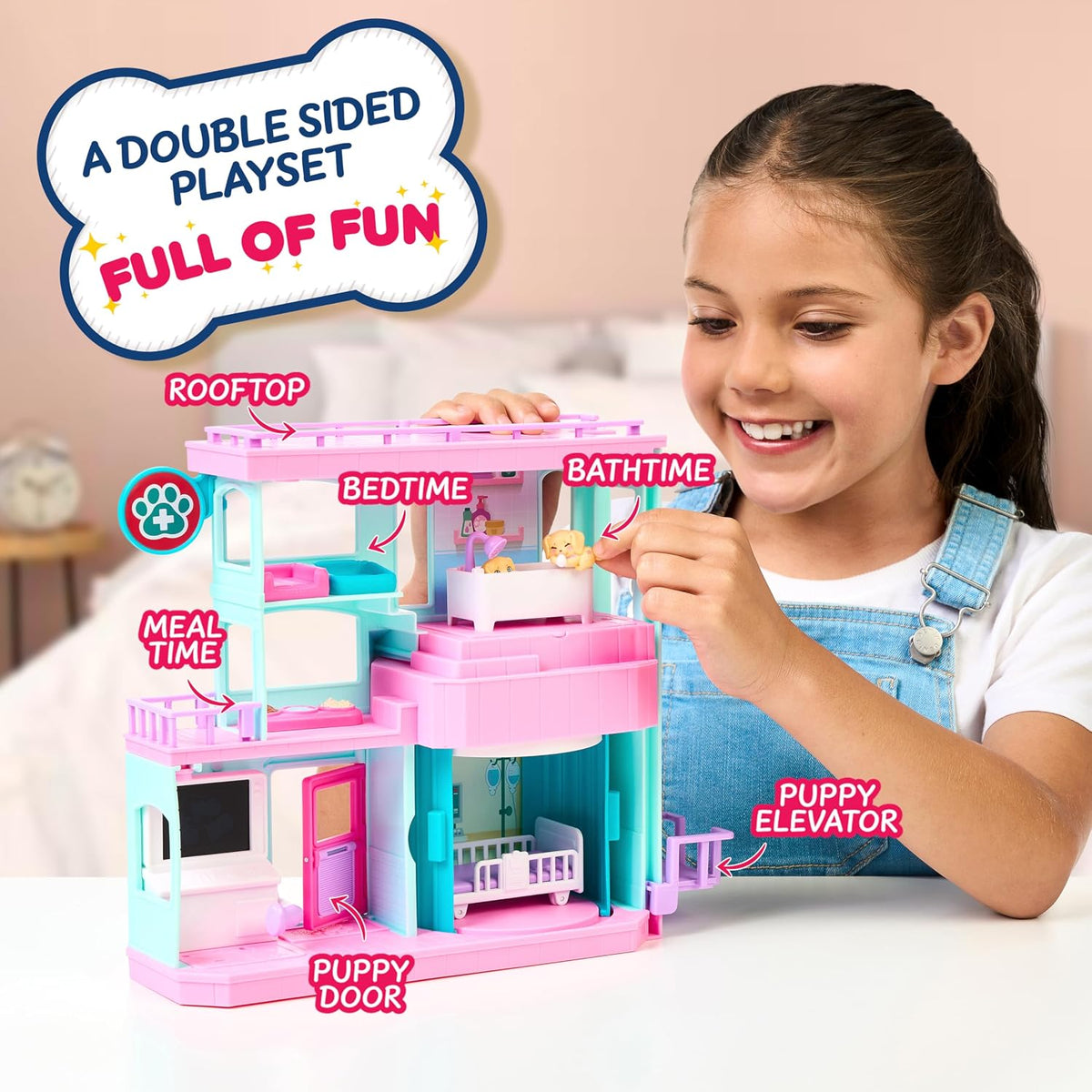 Little Live Pets Mama Surprise Families Pet Vet Playset, Set de Jue...