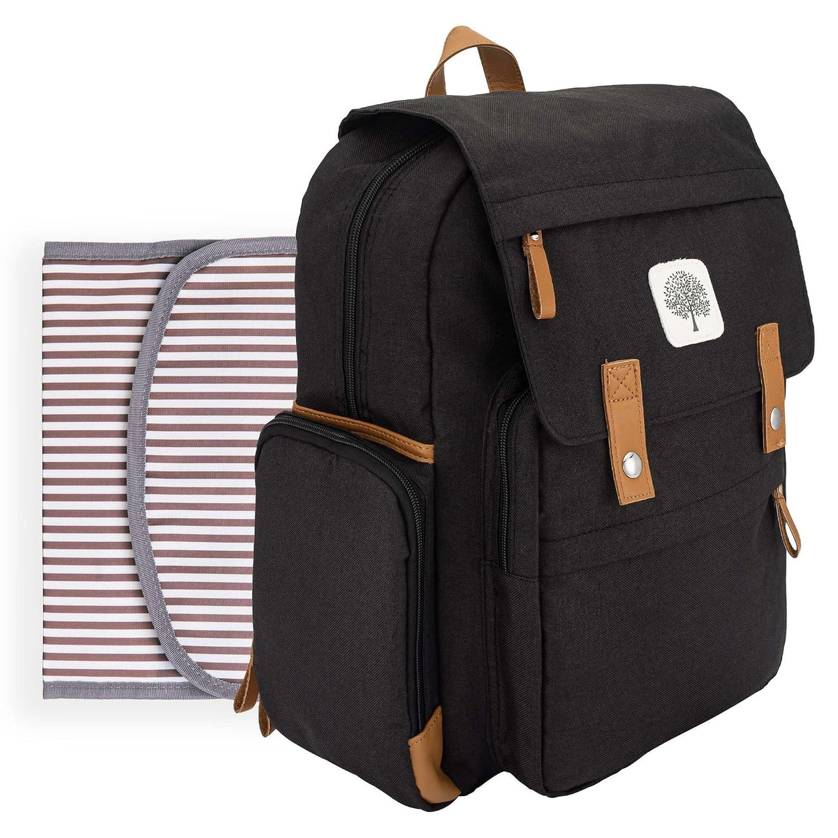 Parker Baby Co. Mochila para pañales - Bolsa de pañales grande con...