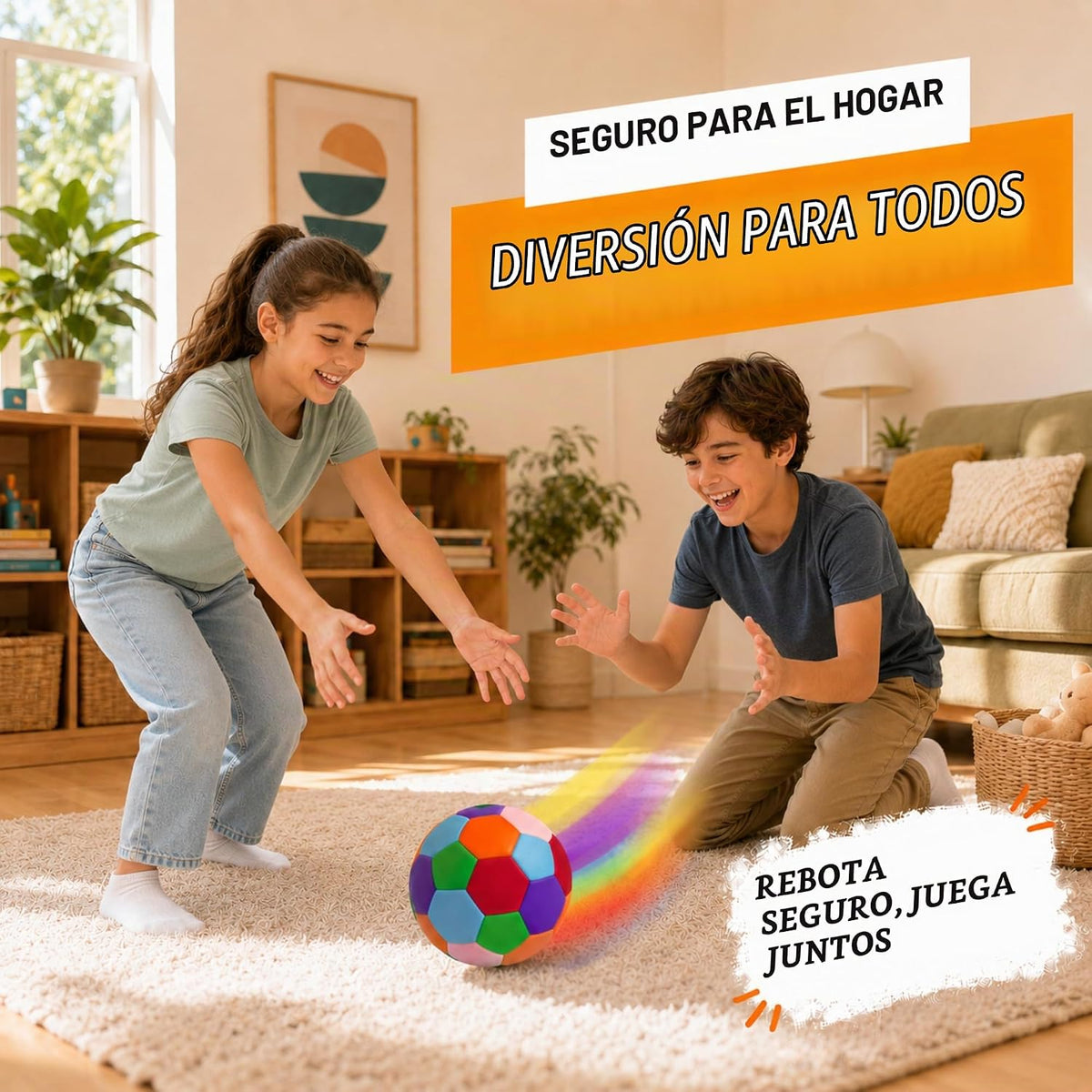 The House Ball - La pelota de fútbol original suave y segura para i...
