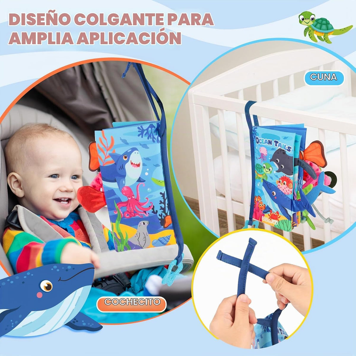 BBWOO Libro Blandito para Bebé - Juguete para Bebé - Regalo de Duch...