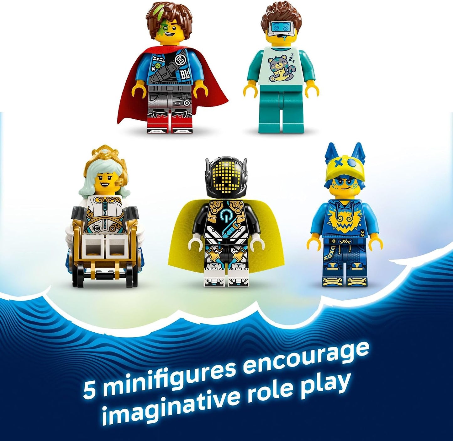 LEGO DREAMZzz - Juguete de construcción submarino de tiburón pesadi...