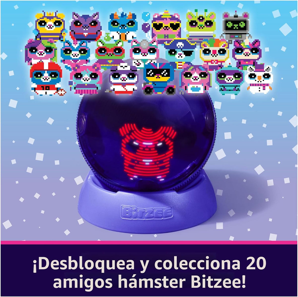 BITZEE, Hamster Ball - Hamster de juguete interactivo con más de 20...