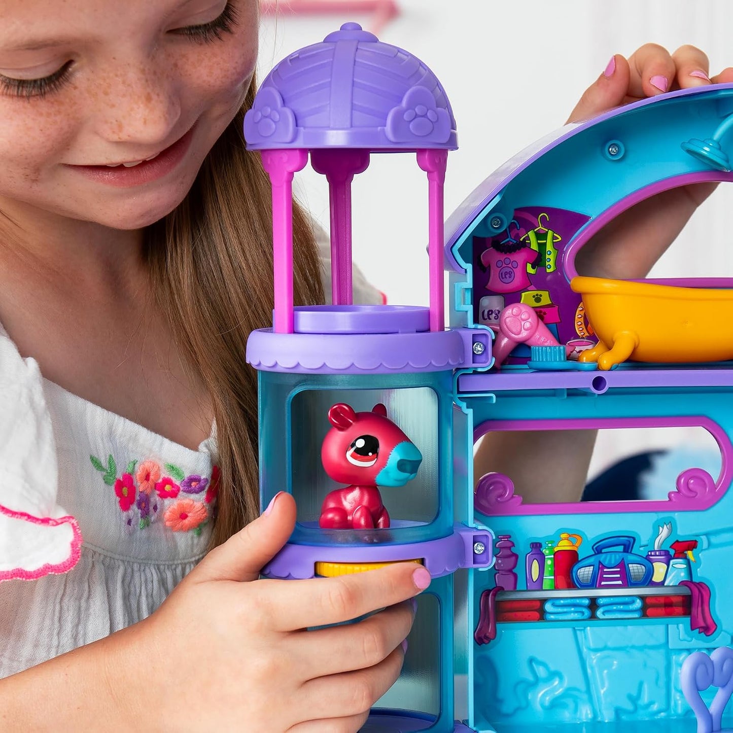 Littlest Pet Shop Playset - LPS Gen 7, auténticas figuras misterios...