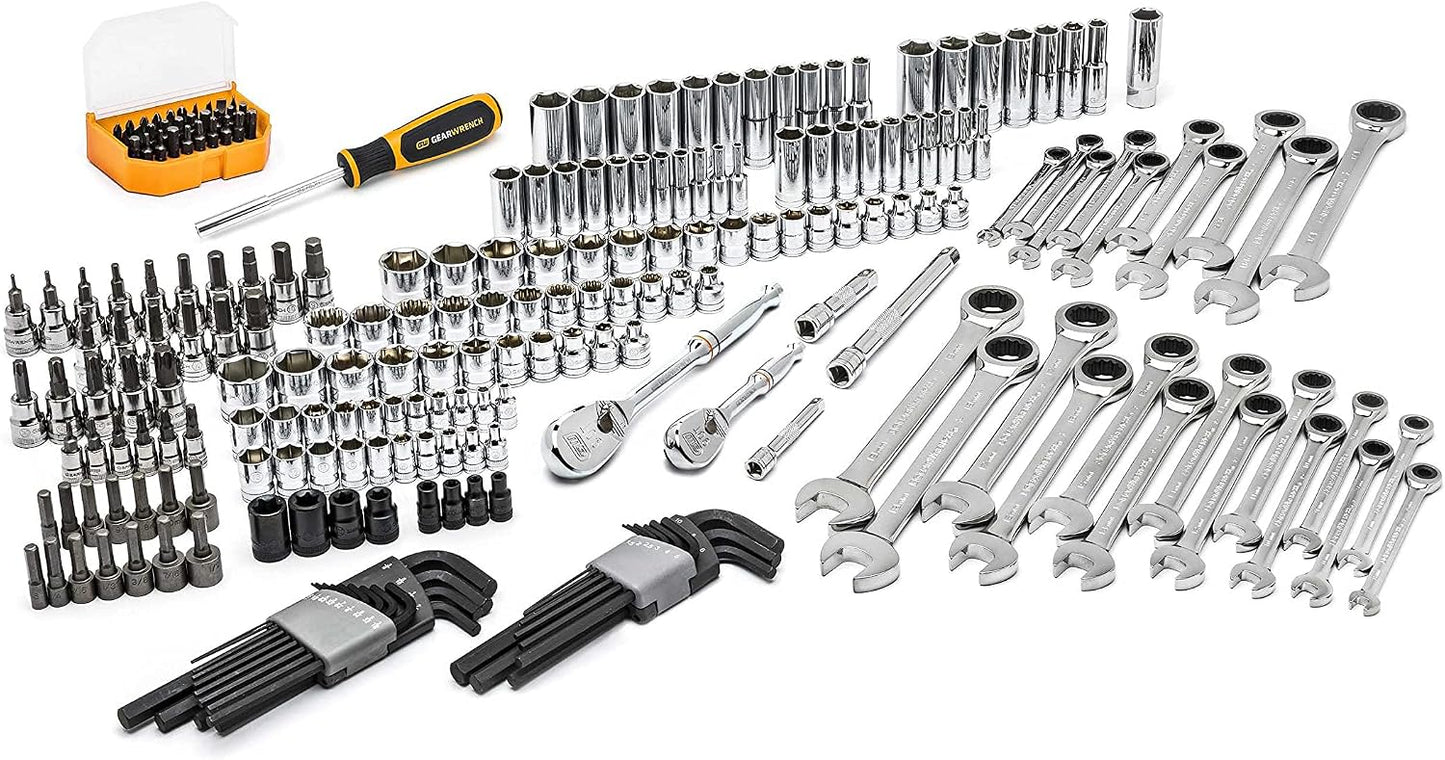 GEARWRENCH Juego de herramientas mecánicas de 232 piezas en caja de...